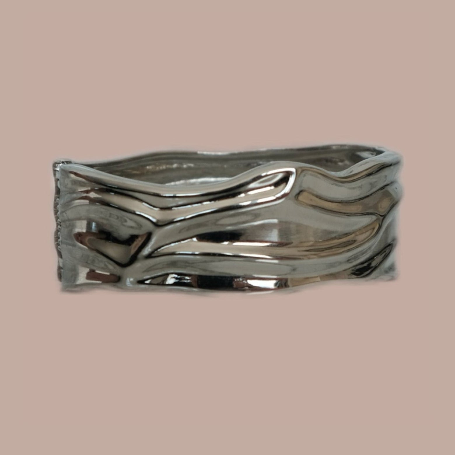Wave Cuff Silver